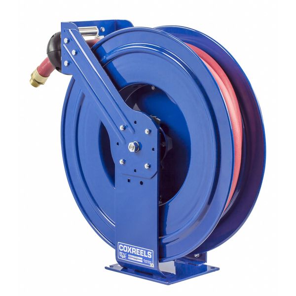 Spring Return Hose Reel, 1 in Hose Dia., 35 ft Length, 300 psi