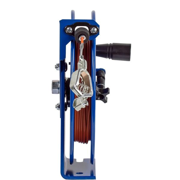 Static Discharge Cable Reel, Blue, 200 ft.