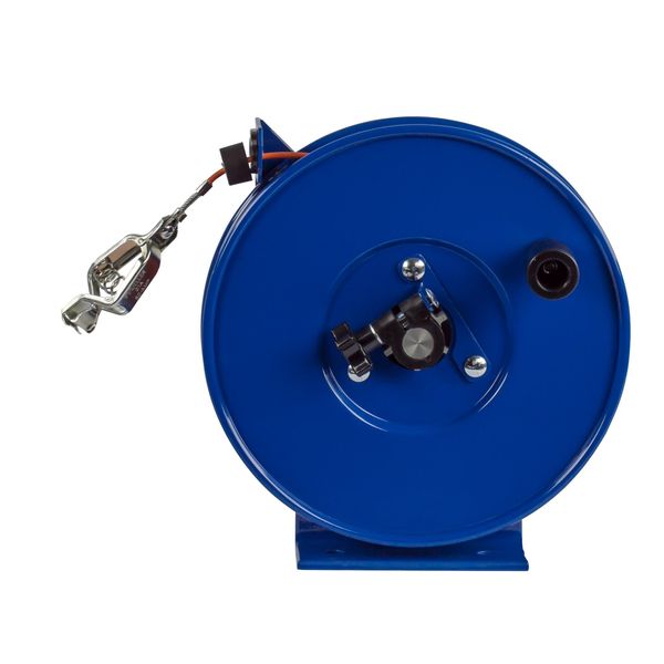 Static Discharge Cable Reel, Blue, 200 ft.