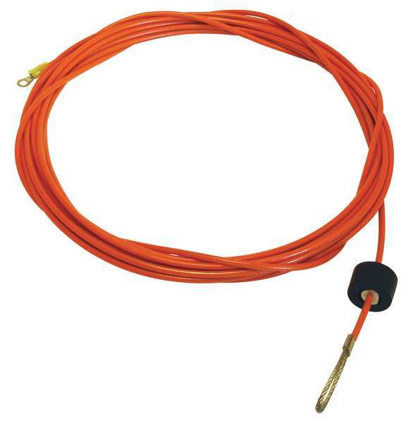 Static Discharge Cable Kit, 100Ft, Orange