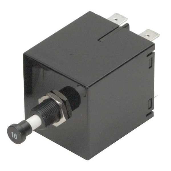 Panel Mount Circuit Breaker, 5 A, 250V AC, 1 Pole