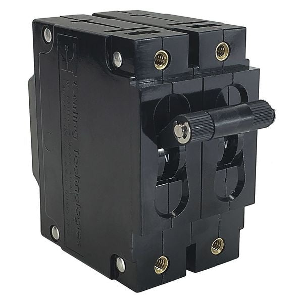 Panel Mount Circuit Breaker, 50 A, 250V AC, 2 Pole