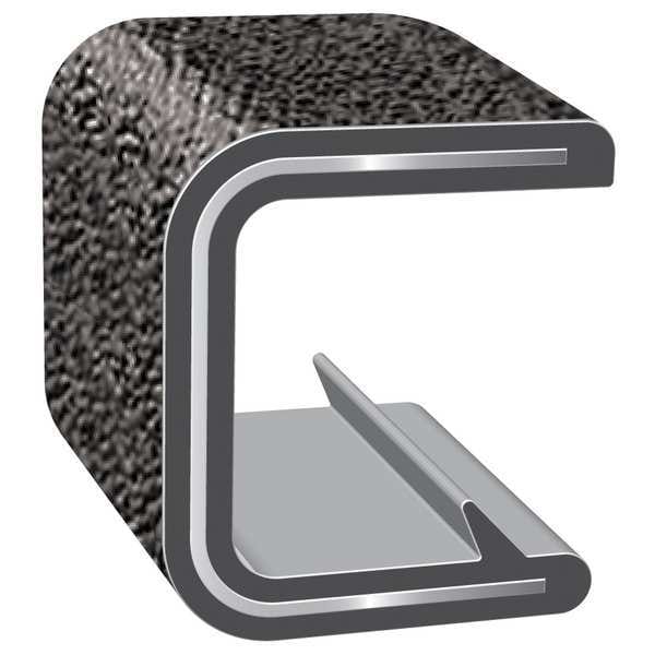Edge Trim Jumbo, Clip, 0.8 In W, 100 Ft