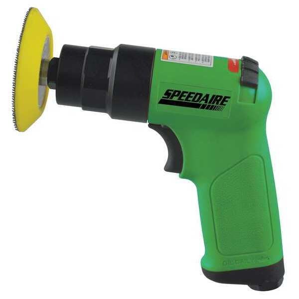 Mini Air Polisher, 3 In. Pad, 2100 rpm