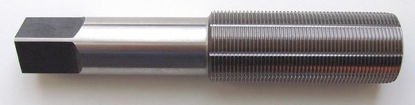 Thread Forming Tap, #0-80, Bottoming, Bright, 0 Flutes