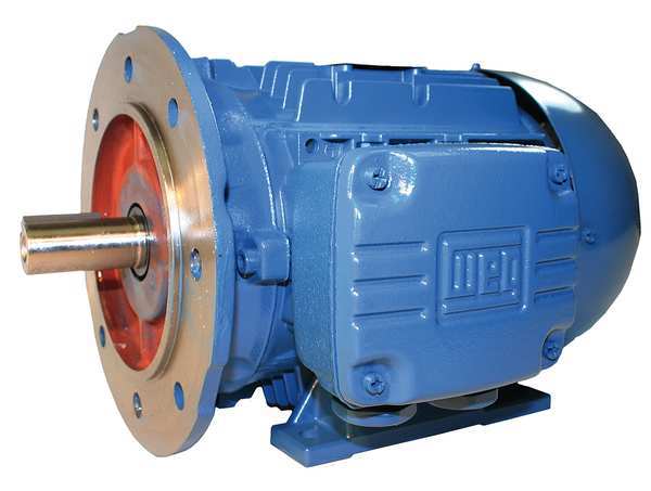 3-Phase Metric Motor, 50 HP, 200L Frame, 460V AC Voltage, 3,570 Nameplate RPM