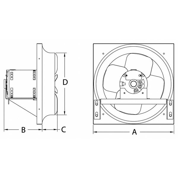 Exhaust/Supply Fan, 20 In