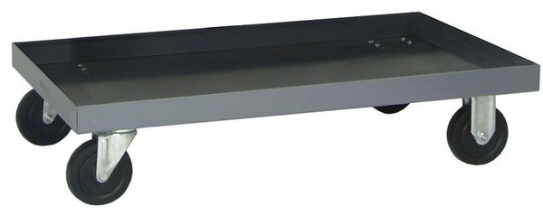 Steel Dolly, 4 in H, Gray