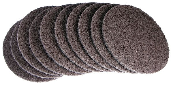 Sanding Fleece, 4-1/2 In, Fine, PK10