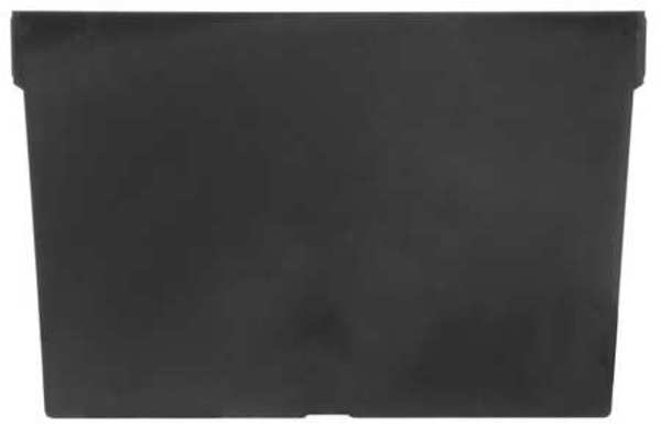 Plastic Divider, Black, 7 1/2 in L, 4 7/8 in H