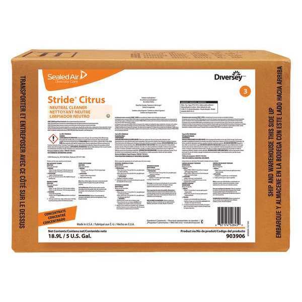 Neutral Floor Cleaner, 5 gal., Citrus