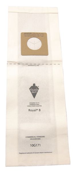 Vacuum Bag, 1-Ply, Paper Bag