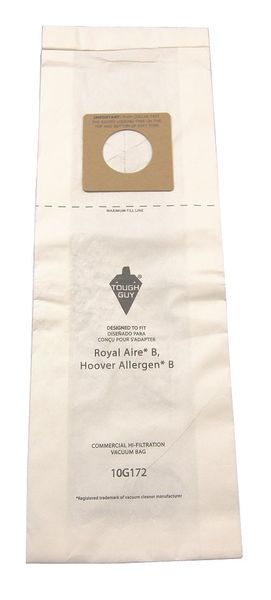 Vacuum Bag, 2-ply, Paper Bag