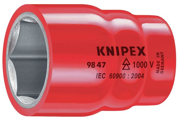 1/2 in Drive, 10mm 6 pt Metric Socket, 6 Points