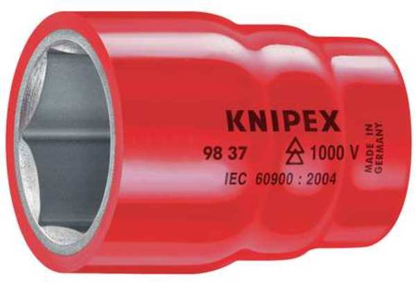 3/8 in Drive, 10mm 6 pt Metric Socket, 6 Points