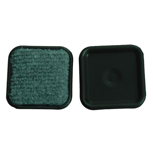 Furniture Caster Cups, Square, 2-1/2