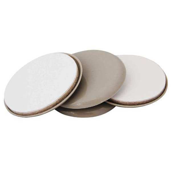 Furniture Glides, SelfStick, Rd, 2-1/4