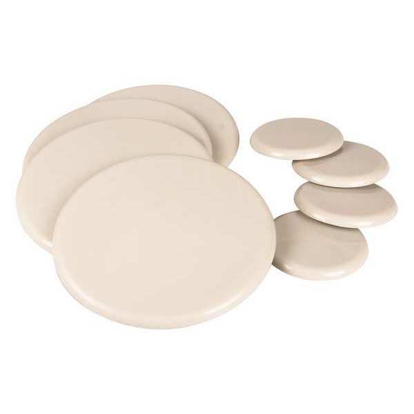 Furn. Glides, Self-Stick, Rd, 3-1/2