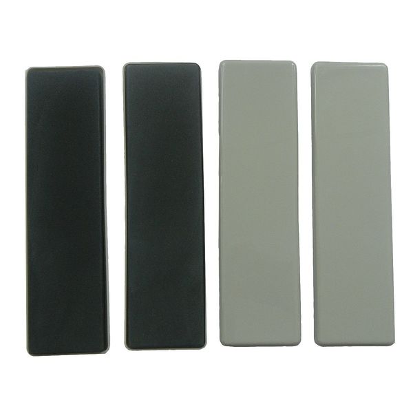 Furniture Glides, Self-Stick, Rect, 9