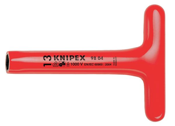 Nut Driver, 10.0mm, Hollow, Tee, Ins, 8 in.