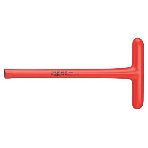 Nut Driver, 17.0mm, Hollow, Tee, Ins, 12 in.