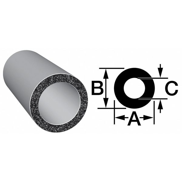 Rubber Seal, Tubing, 0.24