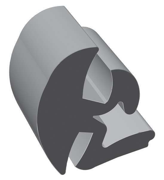 Single Piece Window Locking Gasket, Fits Glass 3/16
