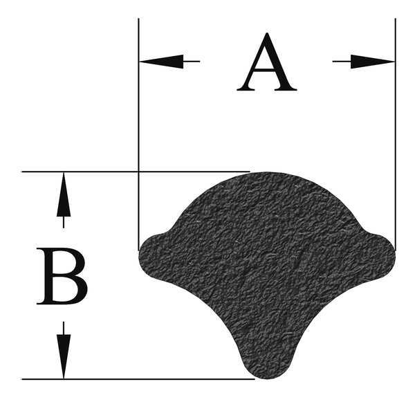 EPDM Locking Gasket Key, .4