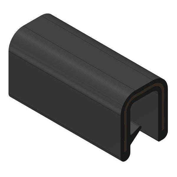Edge Trim Jumbo, Clip, 0.8 In W, 100 Ft