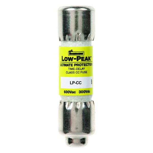 UL Class CC Fuse, Time Delay, 1-8/10A, LP-CC Series, 600V AC, 300V DC, 1-1/2
