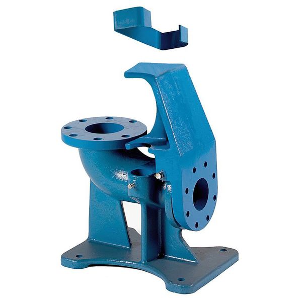 Guide Rail, 3 In Flange, Cast Iron/ SS