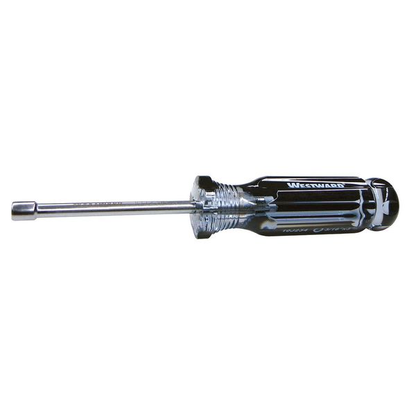 Nut Driver, 3/16 in., Hollow, Fluted, 3 in.