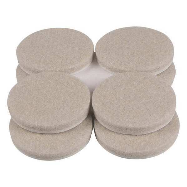 Felt Pads, Self-Stick, Round, 1-1/2