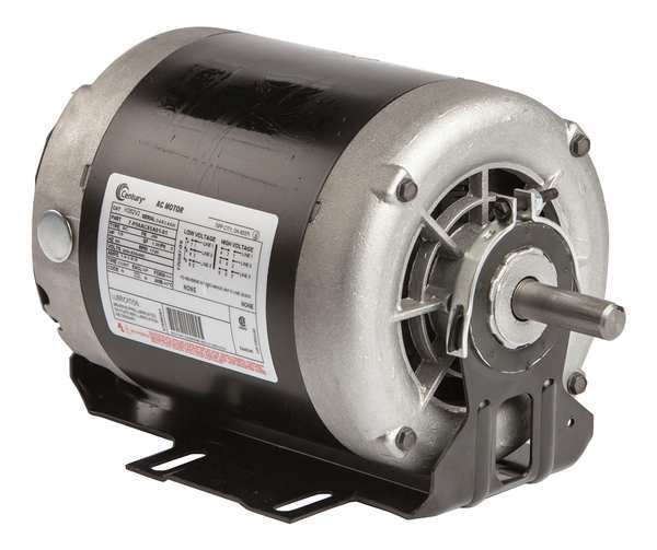 3-Phase Belt Drive Motor, 1/3 HP, 56 Frame, 200-230/460V AC Voltage, 1,725 Nameplate RPM