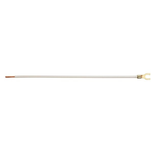 Pigtail Connector, Pigtail, White, Pk25