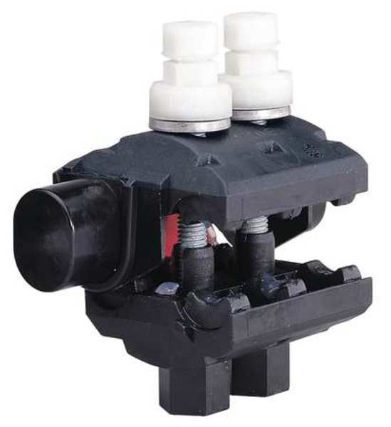 Displacement Connnector, 350-1/0 AWG, Blk