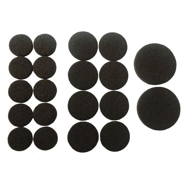 Felt Pads, SelfStick, Round, 3/4