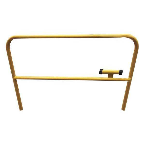 Guardrail, 6 Ft. L, 3-1/2 Ft. H, Yellow