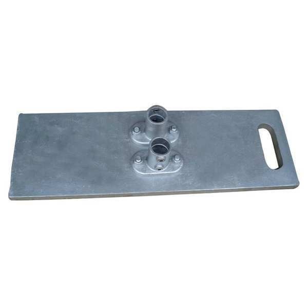 Guardrail System Base, 2-1/2 Ft. L, 5In. H