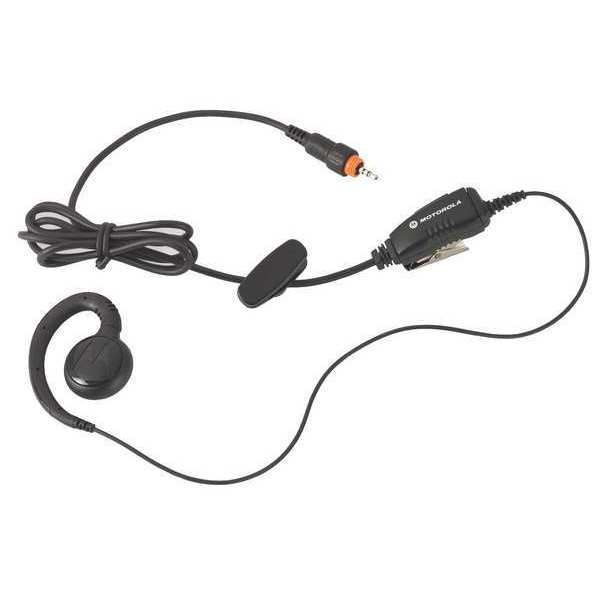 Earpiece, Black, 48 In. L, Ear Loop