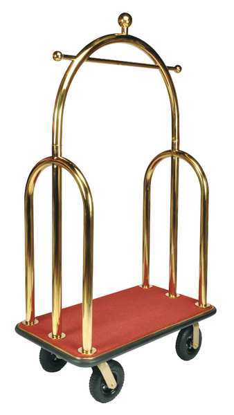 Bellmans Cart, Titanium, Red Carpet, 2 In.