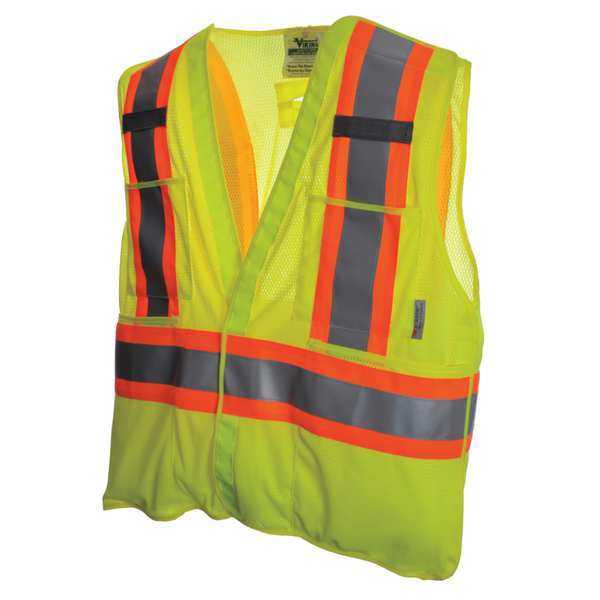 Safety Vest, Mesh, Green, L/XL