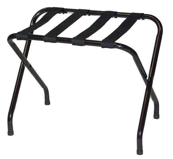 Luggage Rack, Flat Top, Black, PK6