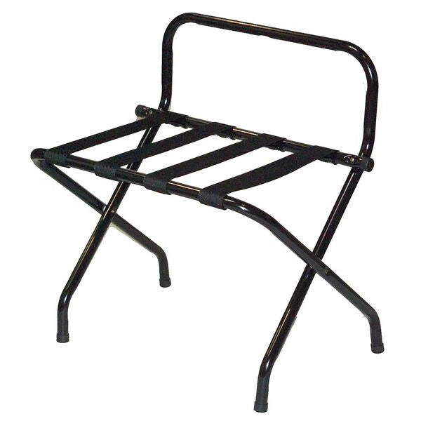 High Back Luggage Rack, Black
