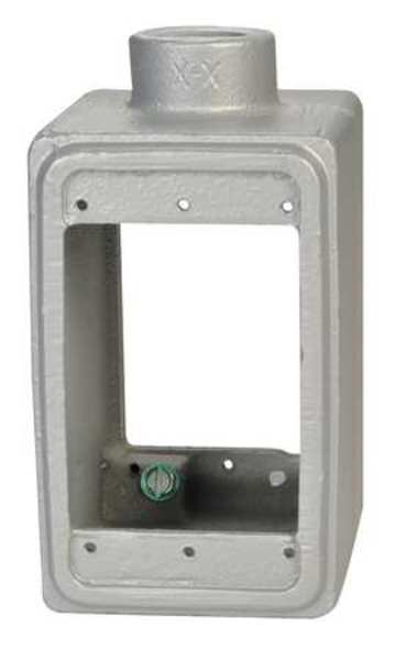 Weatherproof Box, 3/4in Hub, Iron
