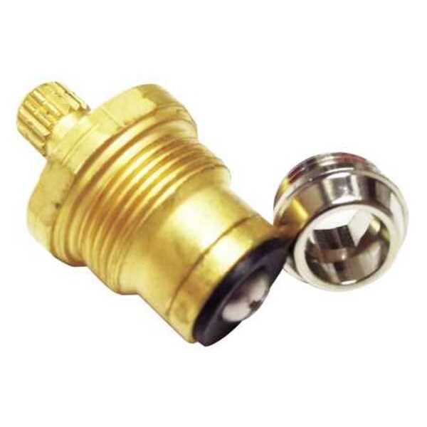 Cold Stem and Bonnet, Brass, Chrome