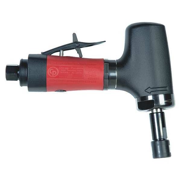 Angle Die Grinder, 1/4 in NPT Female Air Inlet, 1/4 in Collet, Heavy Duty, 24,000 RPM, 0.54 hp