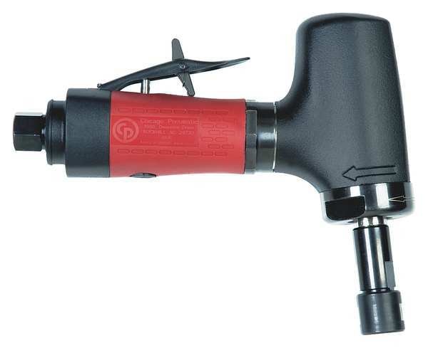 Angle Die Grinder, 1/4 in NPT Female Air Inlet, 1/4 in Collet, Heavy Duty, 18,000 RPM, 0.54 hp