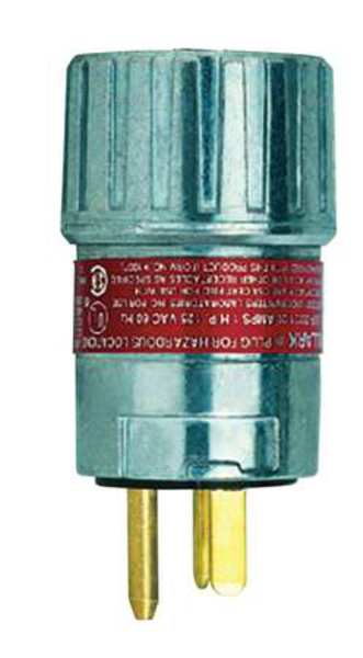 Plug, 20A, 2P, 3W, UL E91049/E53660, Alu, 240V