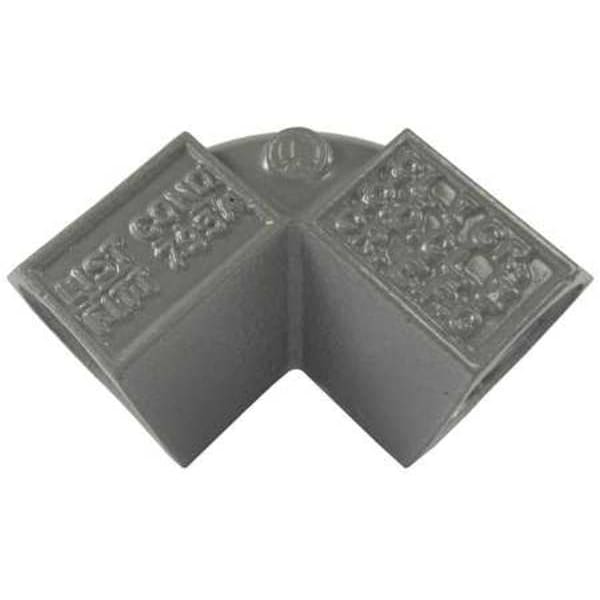 F to F 90Deg Elbow, Haz Loc, 1/2In, Alum
